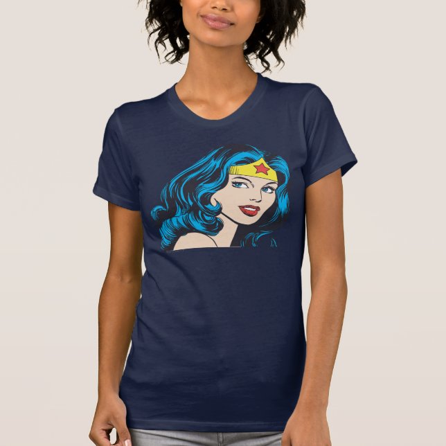Wonder Woman Face T-Shirt (Front)