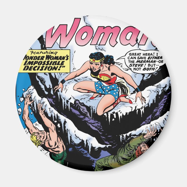 Wonder Woman Featuring Wonder Girl Magnet (Front)