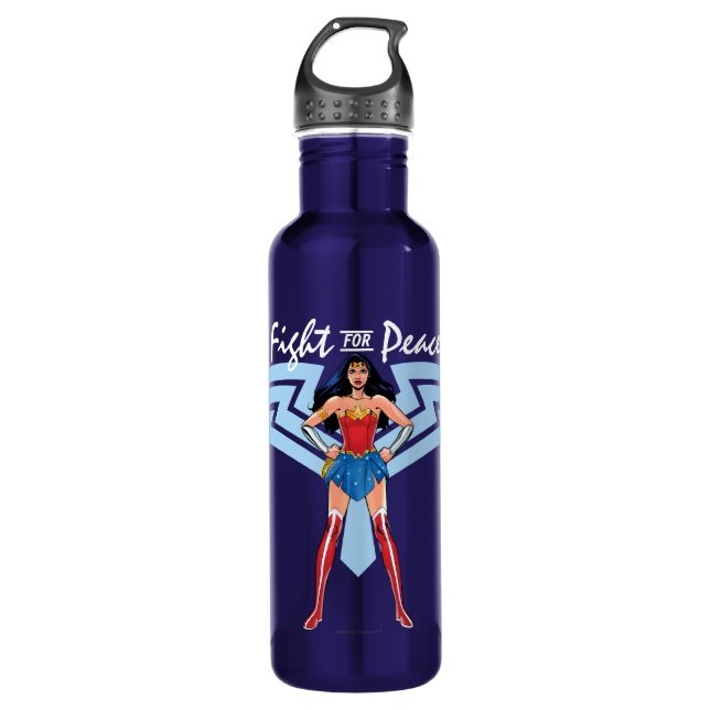 Wonder Woman - Fight For Peace 710 Ml Water Bottle (Front)
