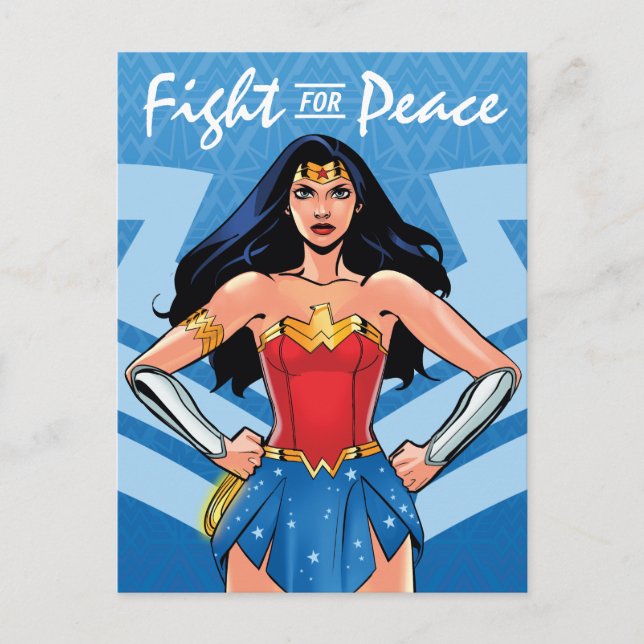 Wonder Woman - Fight For Peace Postcard (Front)