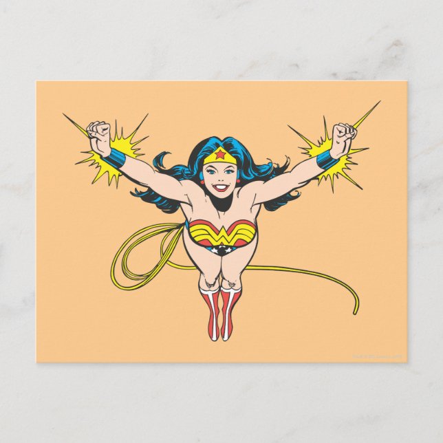 Wonder Woman Fly Forward Postcard (Front)
