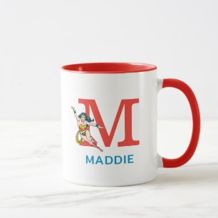 Wonder Woman Flying   Add Your Monogram & Name Mug