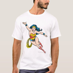 Wonder Woman Flying Forward T-Shirt