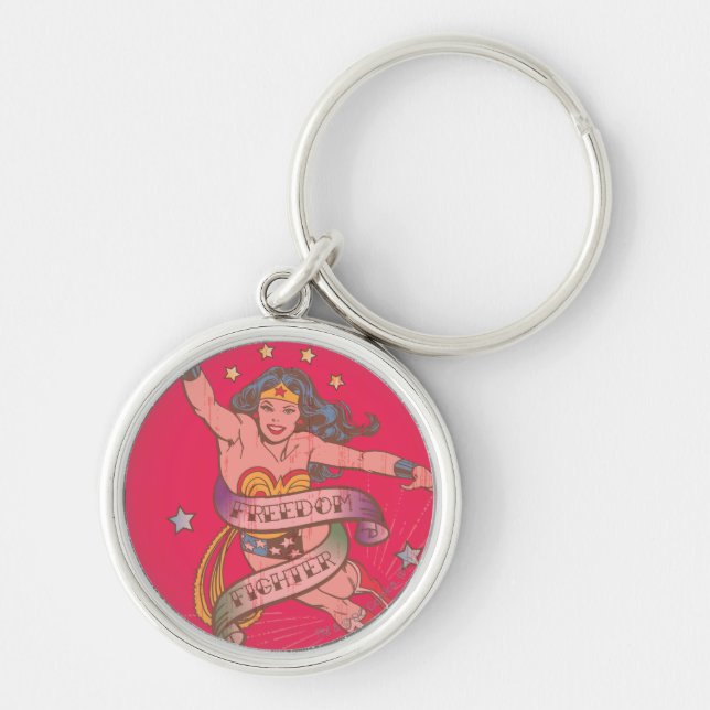 Wonder Woman Freedom Fighter Key Ring (Front)