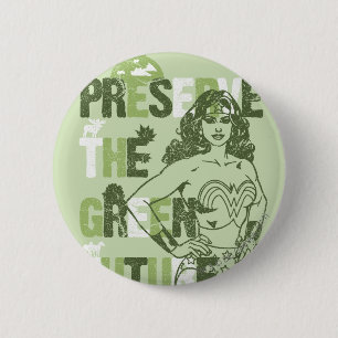 Wonder Woman Green Future 6 Cm Round Badge