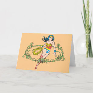 Wonder Woman Green Vines Card