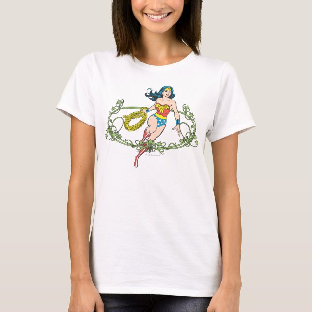 Wonder Woman Green Vines T-Shirt (Front)