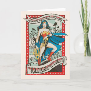Wonder Woman Happy Father's Day, Mum Card