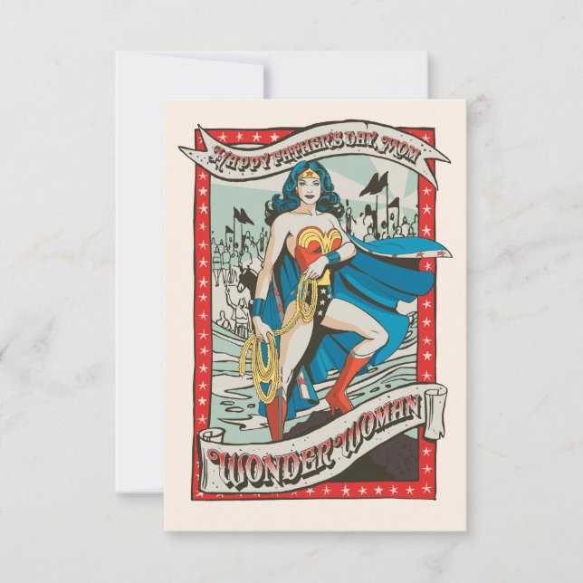 Wonder Woman | Happy Father's Day, Mum Card (Front)