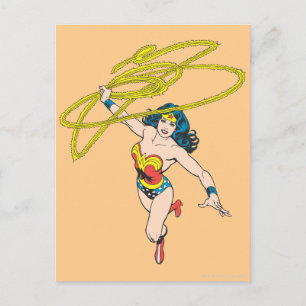 Wonder Woman Holds Lasso 2 Postcard
