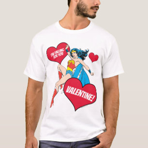 Wonder Woman   I'm Falling For You Valentine T-Shirt