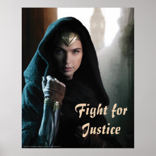 Wonder Woman in Cloak Poster