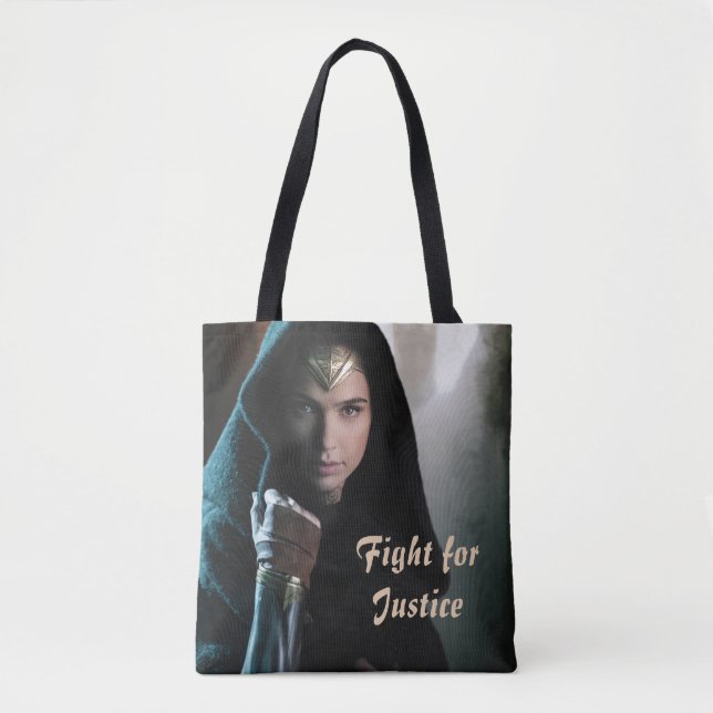 Wonder Woman in Cloak Tote Bag (Front)