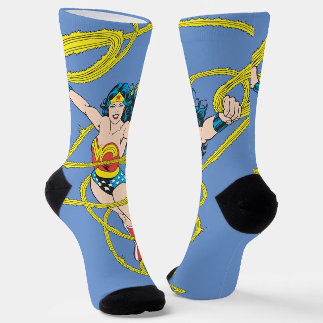 Wonder Woman in Lasso Socks (Angled)