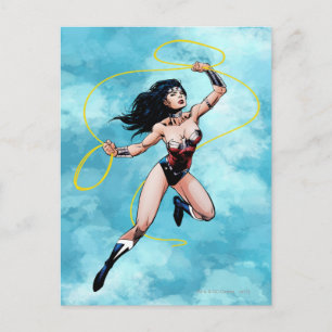 Wonder Woman & Lasso of Truth Postcard