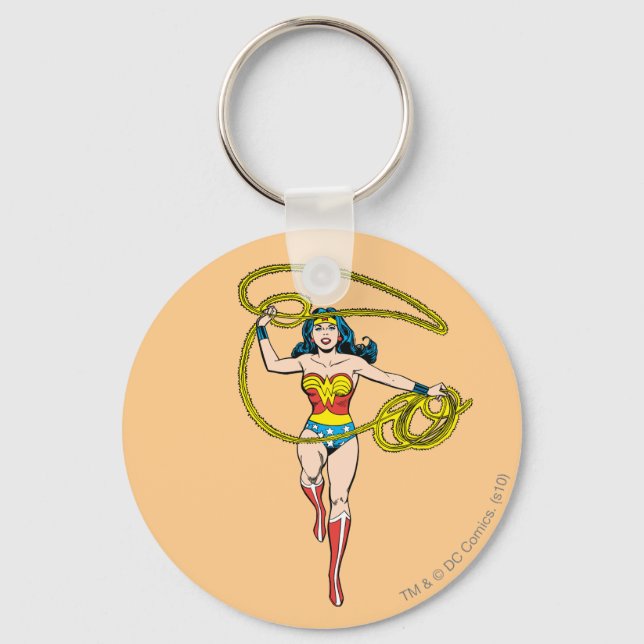 Wonder Woman Lasso over Head Key Ring (Front)