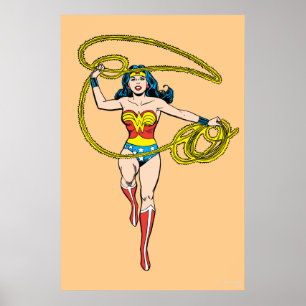 Wonder Woman Lasso over Head Poster