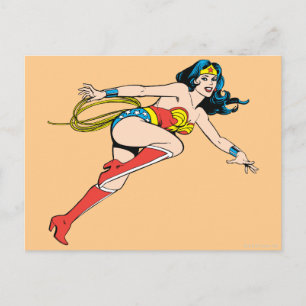 Wonder Woman Leap Right Postcard
