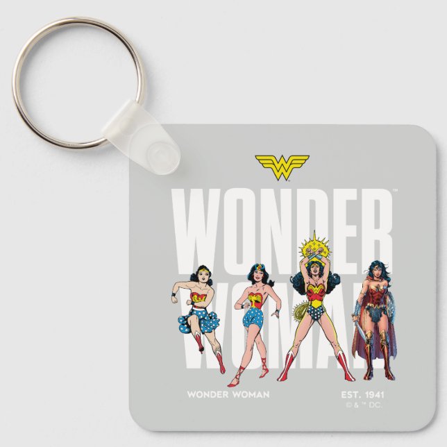 Wonder Woman Legends Forever Graphic Key Ring (Front)