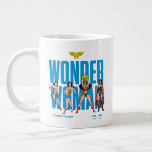 Wonder Woman Legends Forever Graphic Large Coffee Mug