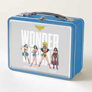 Wonder Woman Legends Forever Graphic Metal Lunch Box