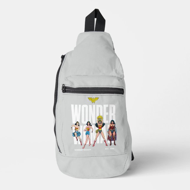 Wonder Woman Legends Forever Graphic Sling Bag (Front)