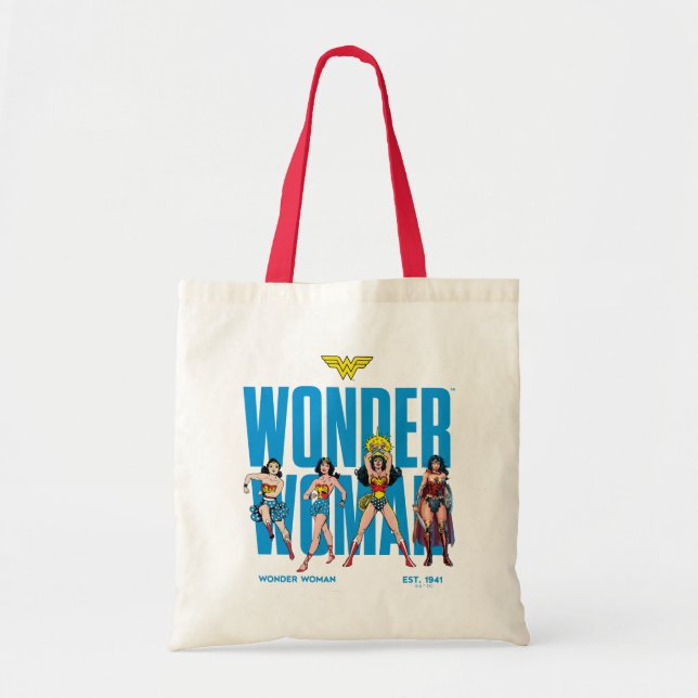 Wonder Woman Legends Forever Graphic Tote Bag (Front)