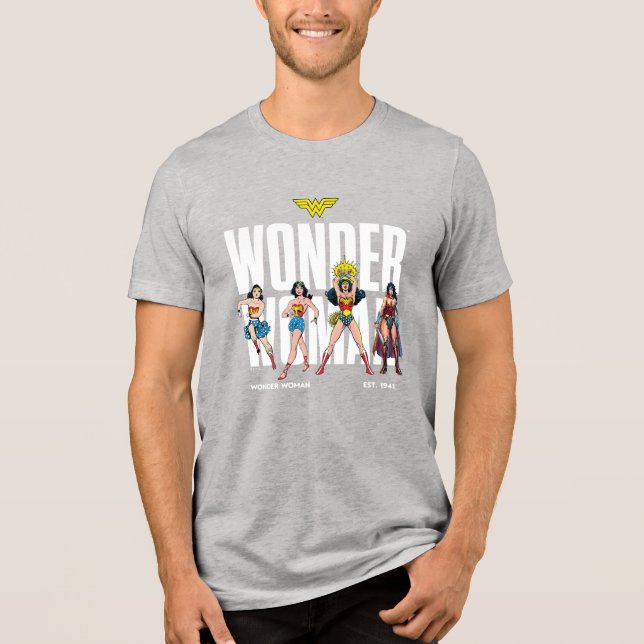 Wonder Woman Legends Forever Graphic Tri-Blend Shirt (Front)