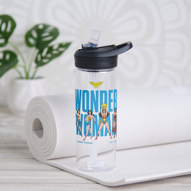 Wonder Woman Legends Forever Graphic Water Bottle (Yoga)