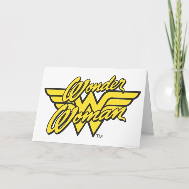 Wonder Woman Logo 1 Card (Front)