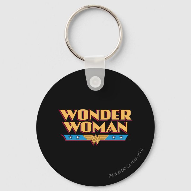 Wonder Woman Logo 2 Key Ring (Front)