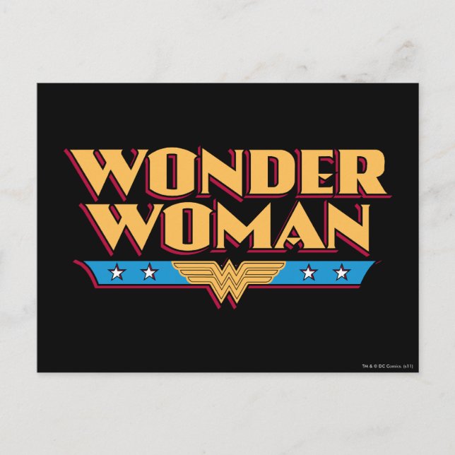 Wonder Woman Logo 2 Postcard (Front)