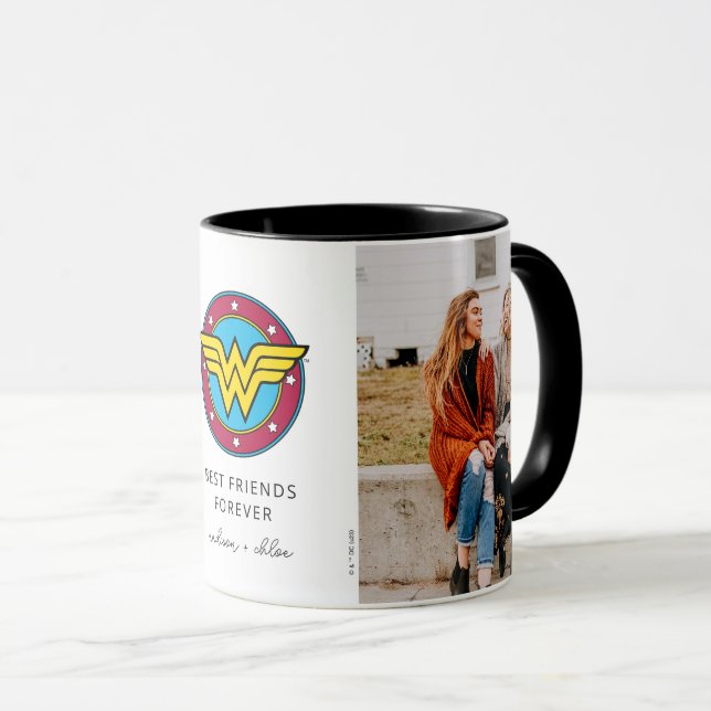 Wonder Woman Logo | Best Friends Photo Mug (Front Right)