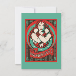 Wonder Woman My Wonderful Mum, On Father's Day Card
