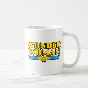 Wonder Woman Name and Logo Coffee Mug