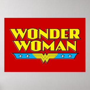 Wonder Woman Name and Logo Poster