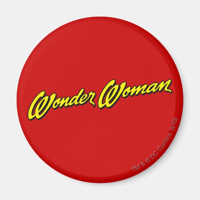 Wonder Woman Name Magnet (Front)
