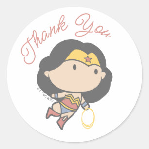 Wonder Woman   New Baby Coming Soon Classic Round Sticker