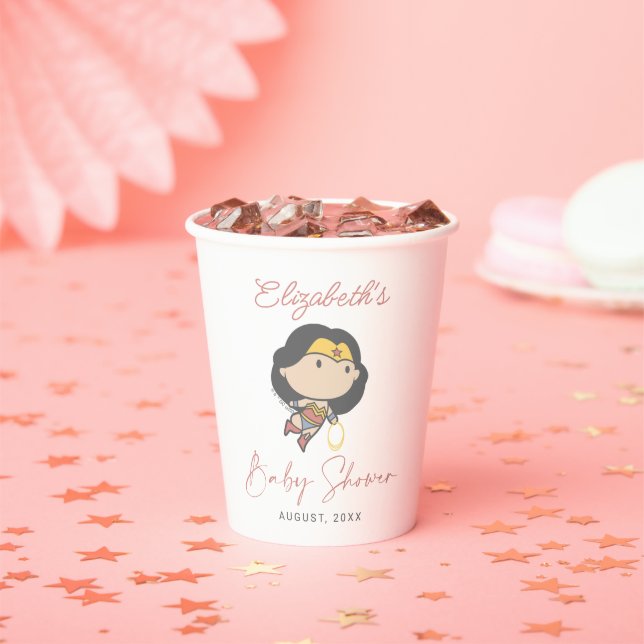 Wonder Woman | New Baby Coming Soon Paper Cups (Insitu)