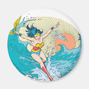 Wonder Woman Ocean Sky Magnet