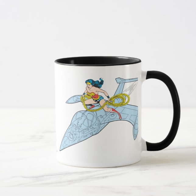 Wonder Woman on Spaceship Mug (Right)