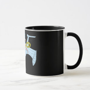 Wonder Woman on Spaceship Mug