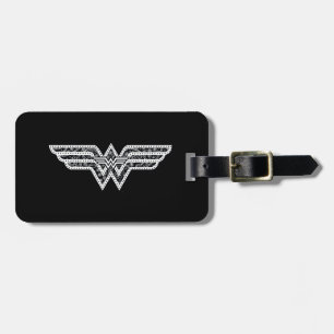 Wonder Woman Paisley Logo Luggage Tag