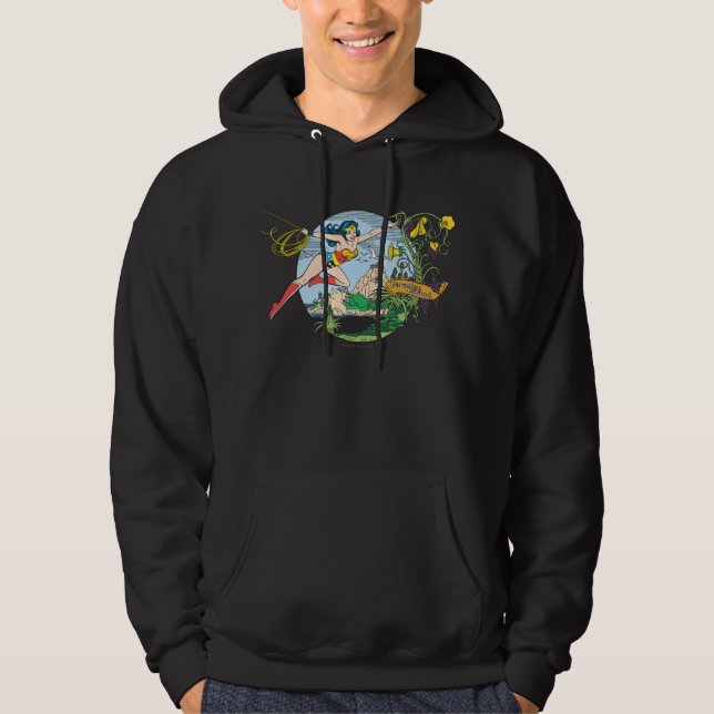 Wonder Woman Paradise Island Hoodie (Front)