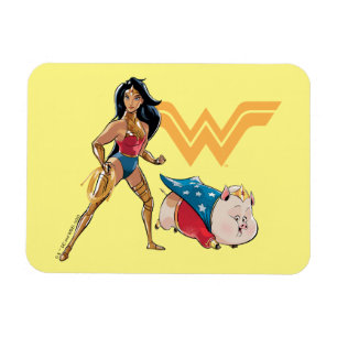 Wonder Woman & PB Magnet