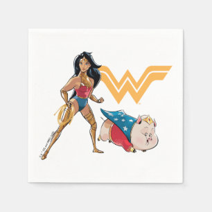 Wonder Woman & PB Napkin