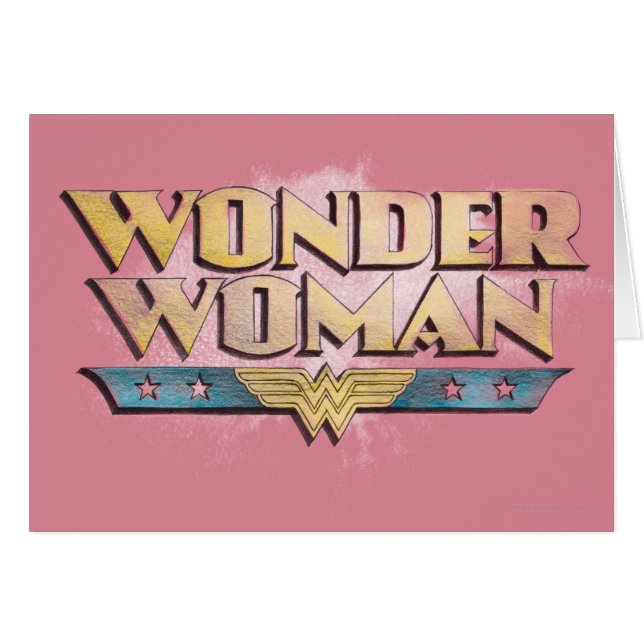 Wonder Woman Pencil Logo (Front Horizontal)