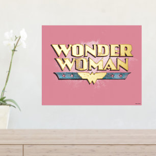Wonder Woman Pencil Logo Foil Prints