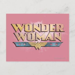 Wonder Woman Pencil Logo Postcard