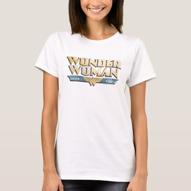 Wonder Woman Pencil Logo T-Shirt (Front)